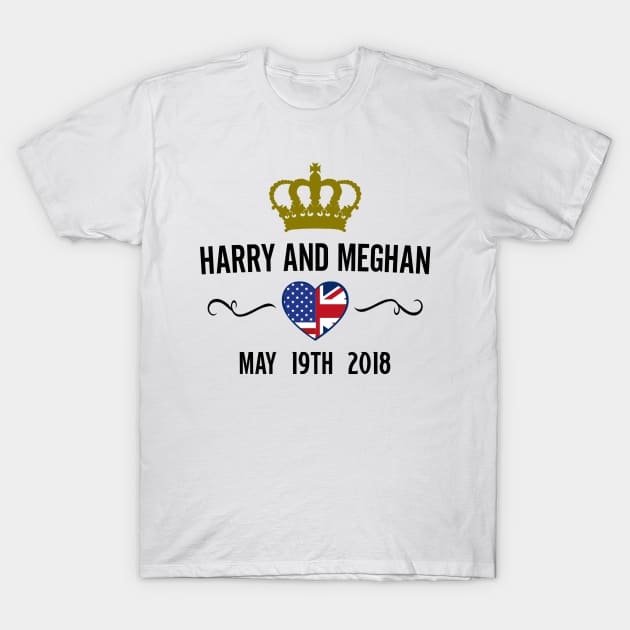 Harry and Meghan Royal Wedding T-Shirt by swiftscuba